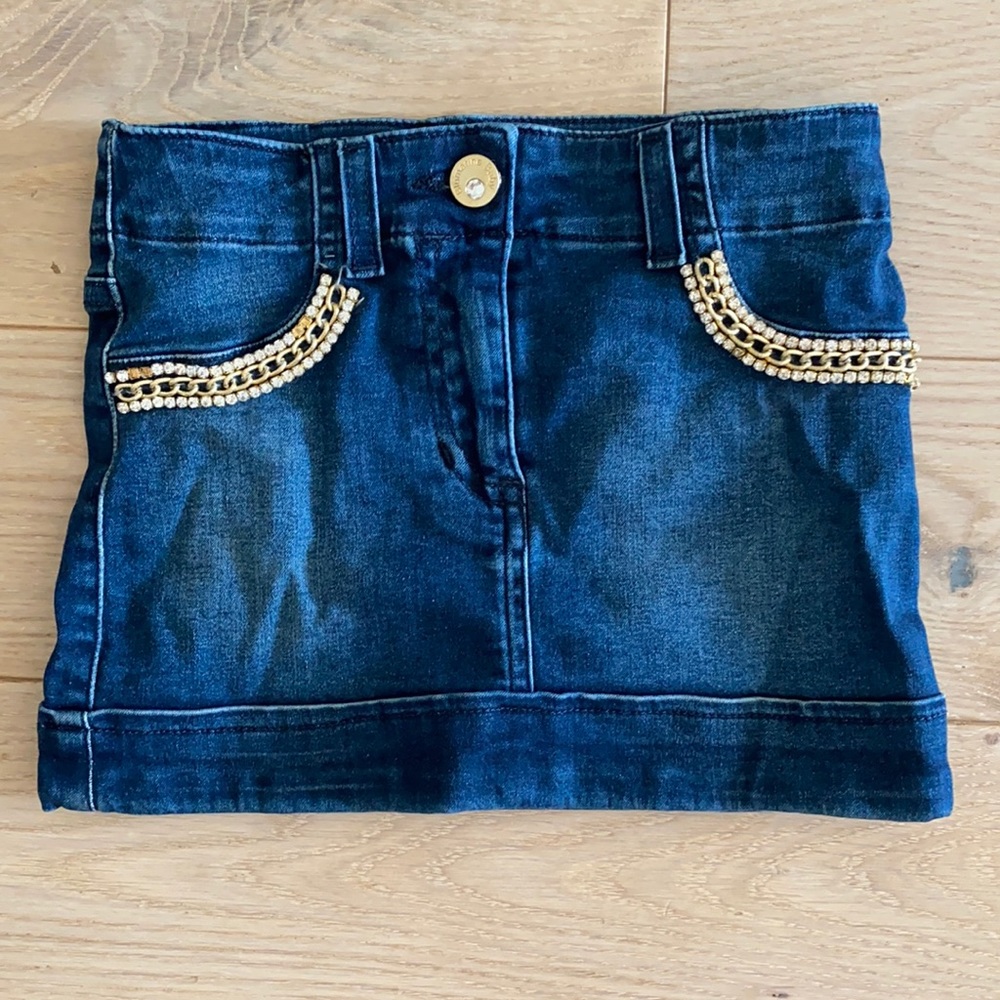 Bluemarine Baby denim skirt
